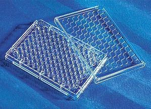 96孔板 平底 超低吸附表面 PS（聚苯乙烯）材质  带盖 灭菌 单个包装